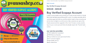 Buy Verified Ecopayz Account