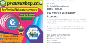 Buy Verified Webmoney Accounts